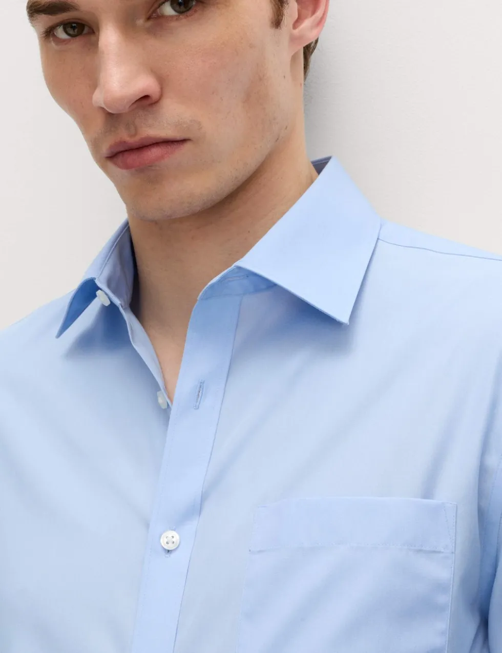 2 Pack Regular Fit Easy Iron Cotton Blend Shirts