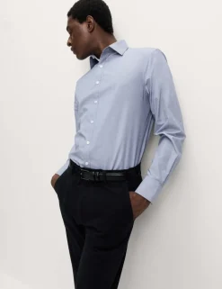 2 Pack Regular Fit Easy Iron Printed Shirts