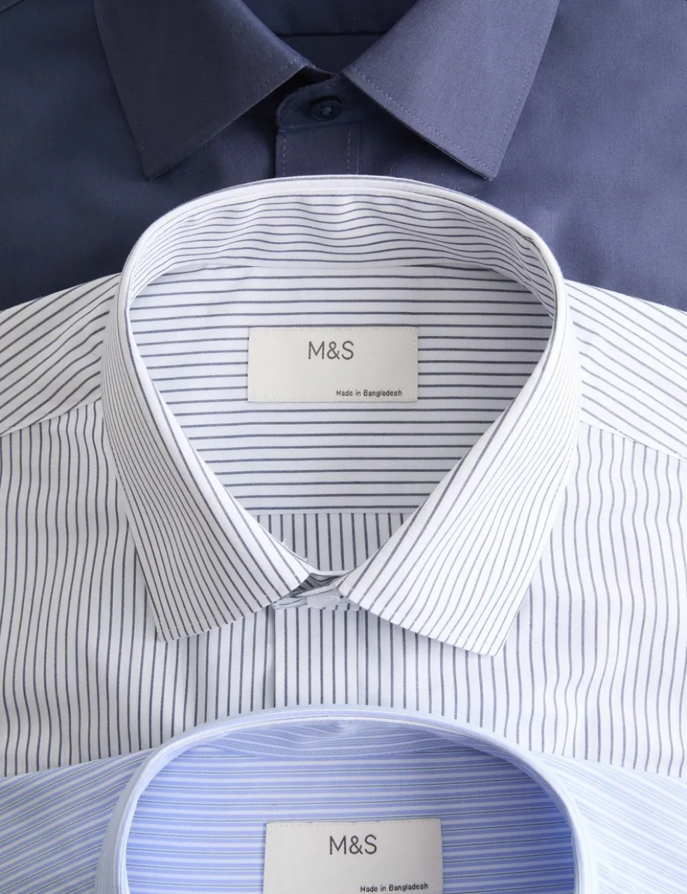 3 Pack Regular Fit Long Sleeve Shirts