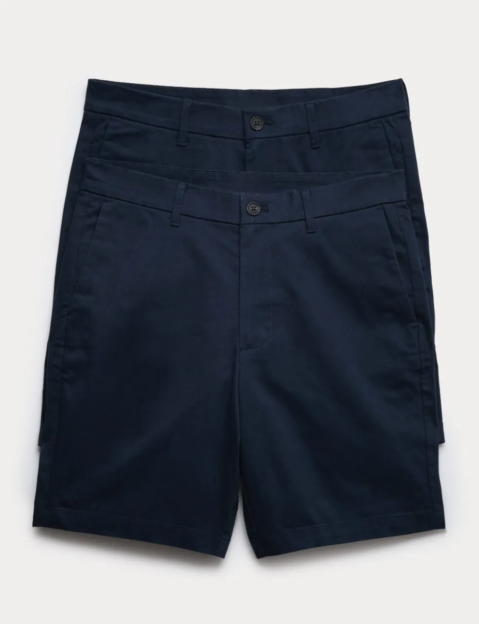 2 Pack Regular Fit Stretch Chino Shorts