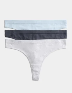 3 Pack Seamfree Thongs