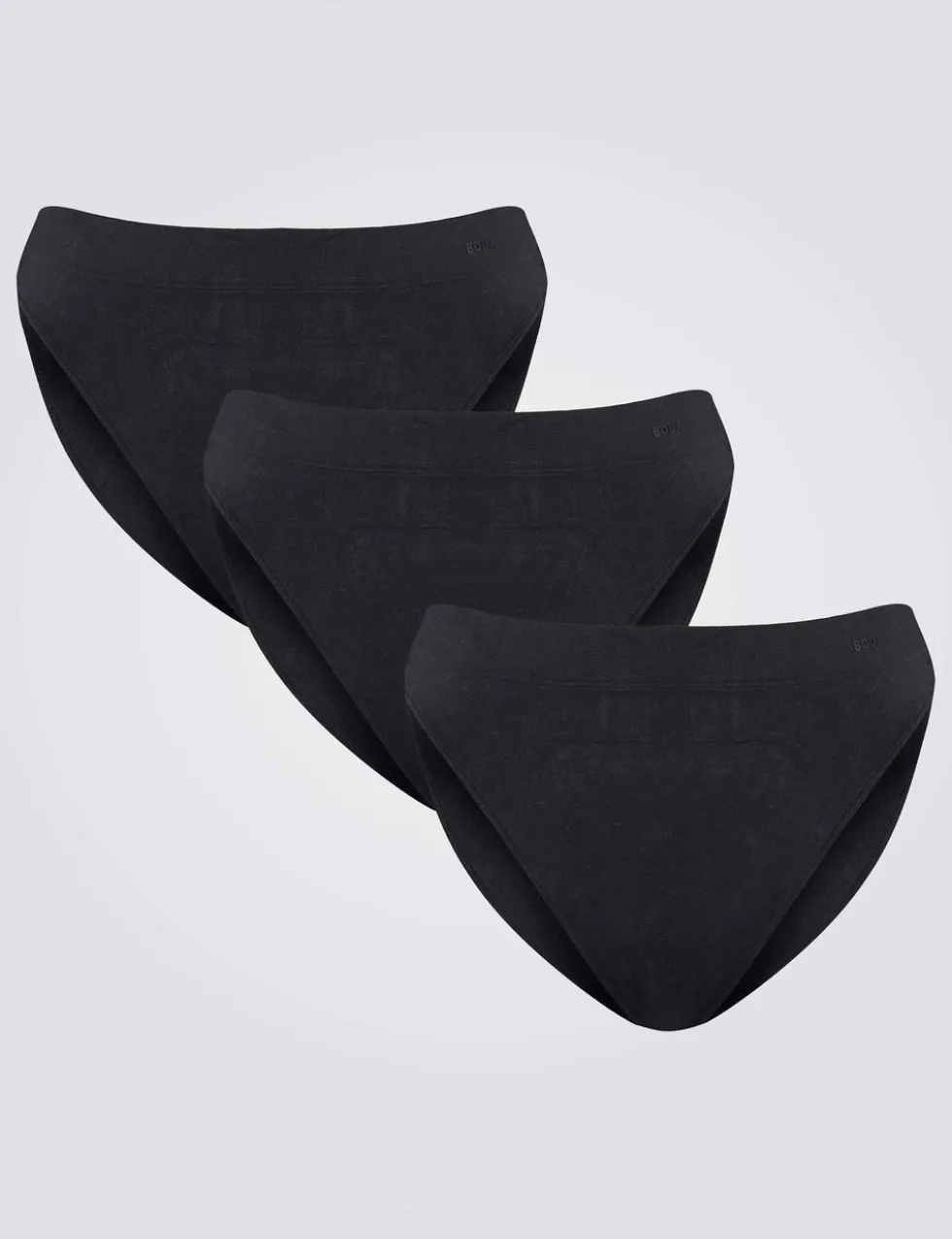 3 Pack Seamless High Leg Brazilian Knickers