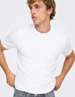 2 Pack Slim Fit Cotton Rich Crew Neck T-Shirts