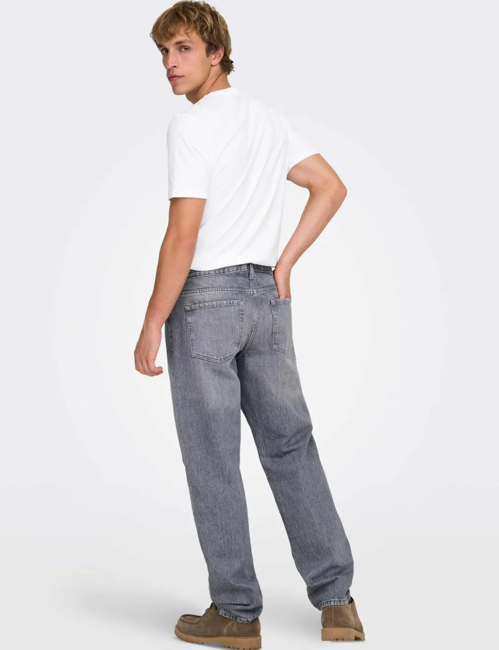 2 Pack Slim Fit Cotton Rich Crew Neck T-Shirts