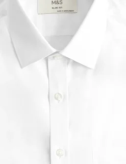 5 Pack Slim Fit Easy Iron Short Sleeve Shirts