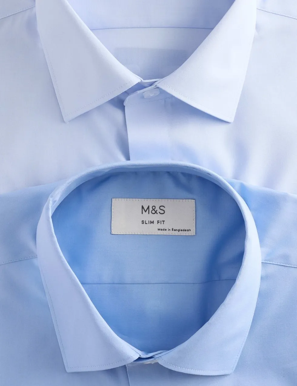 2 Pack Slim Fit Easy Iron Shirts