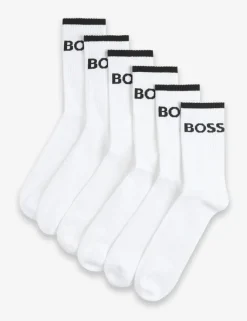 6 Pack Stripe Cotton Rich Ankle Socks