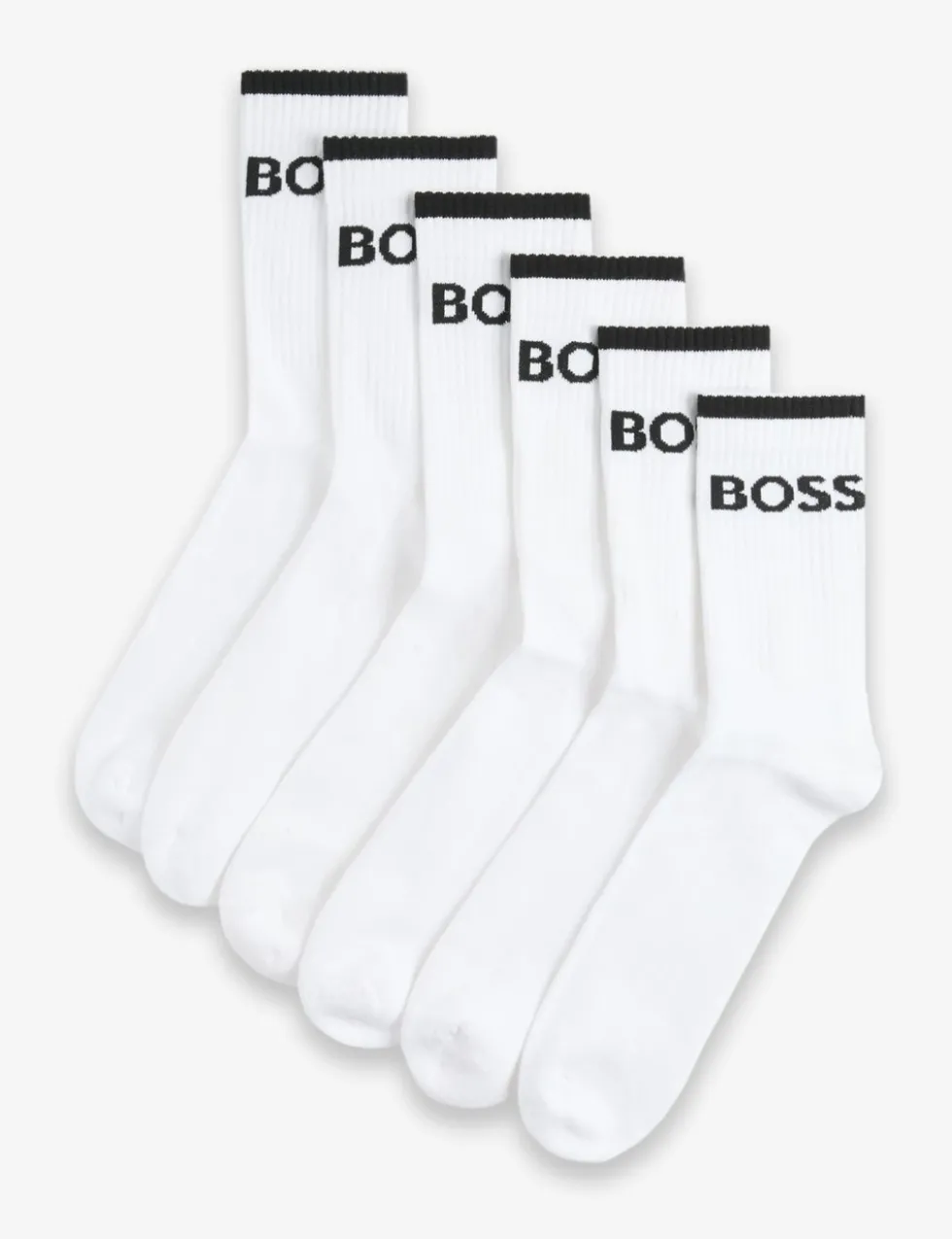 6 Pack Stripe Cotton Rich Ankle Socks