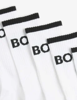 6 Pack Stripe Cotton Rich Ankle Socks