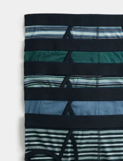 5 Pack Striped Cotton Rich Briefs