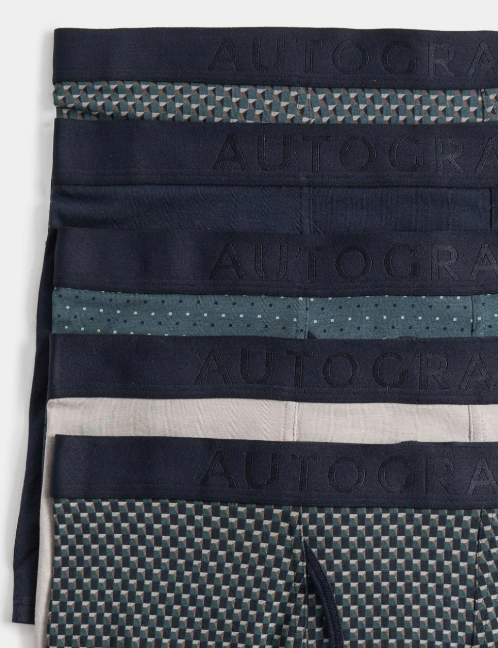 5 Pack Supersoft Cotton Trunks