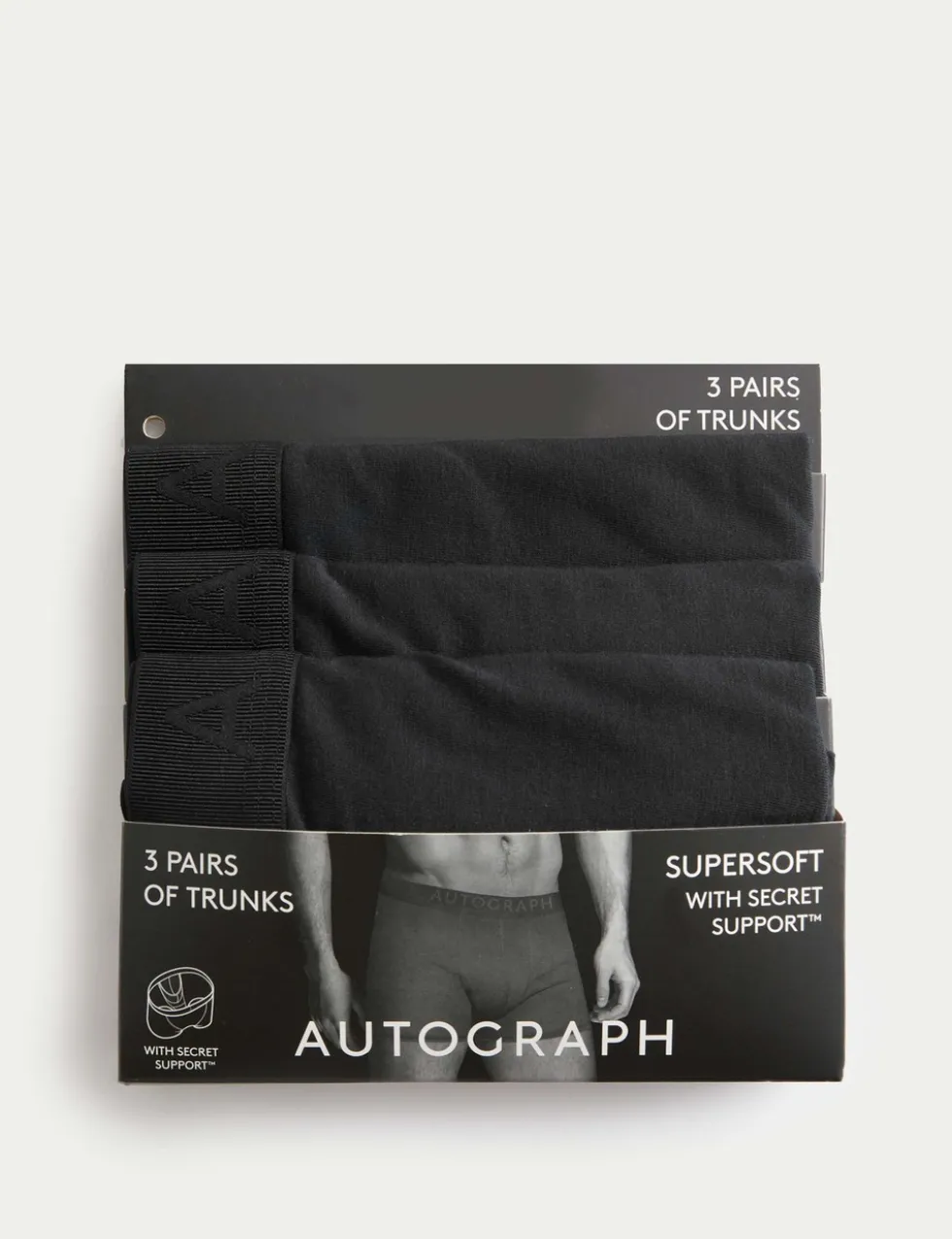 3 Pack Supersoft Secret Support™ Trunks