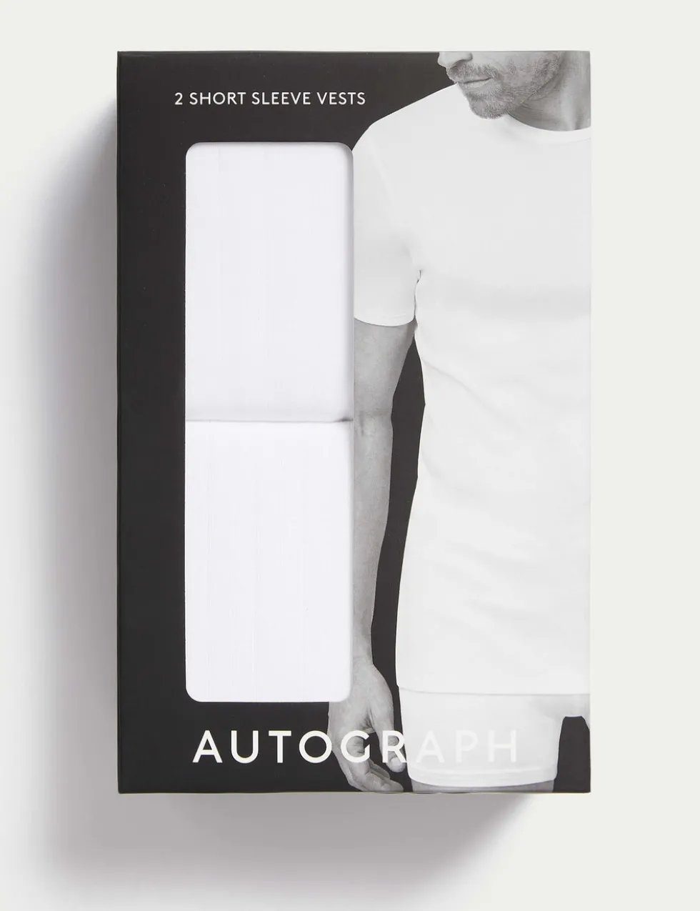 2 Pack Supima® Cotton Drop Needle Vest Box