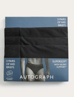 3 Pack Supima® Cotton Modal Secret Support™ Briefs