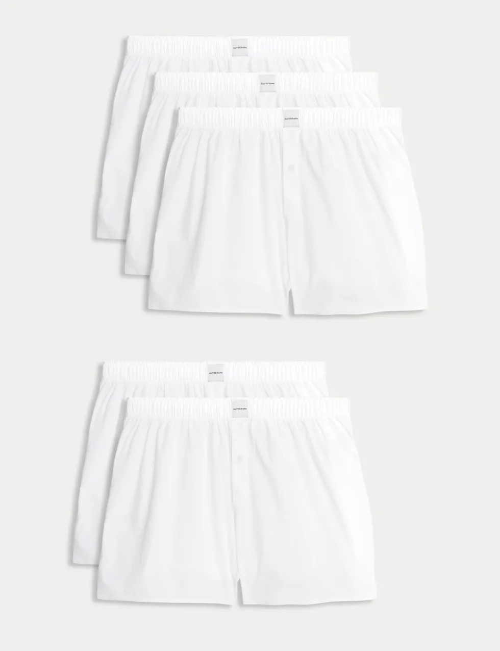 5 Pack Supima® Cotton Rich Woven Boxers
