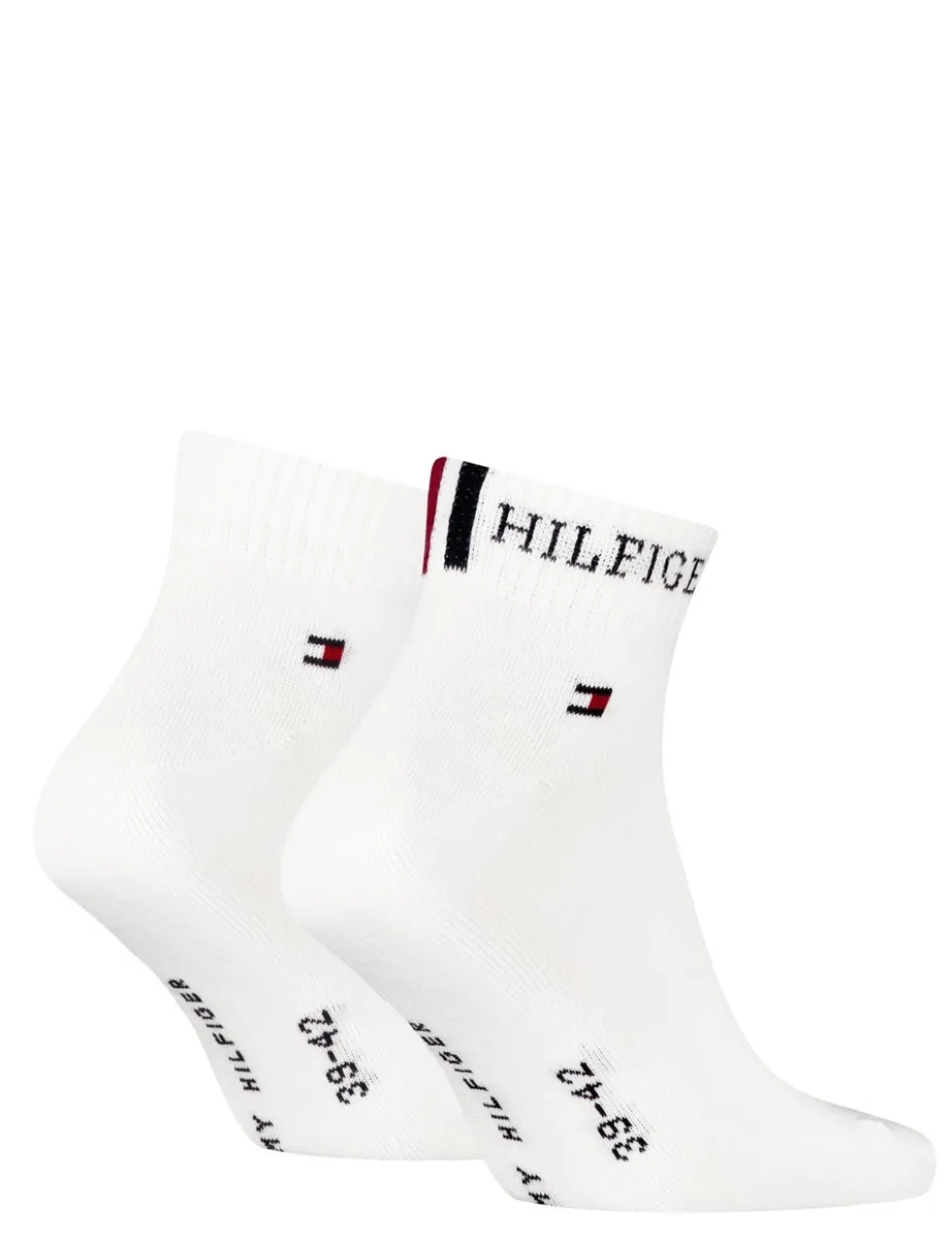 2 Pack TH Men Cotton Rich Quarter Socks