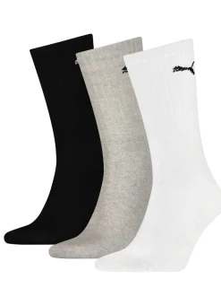 3 Pack Unisex Cotton Rich Crew Sports Socks
