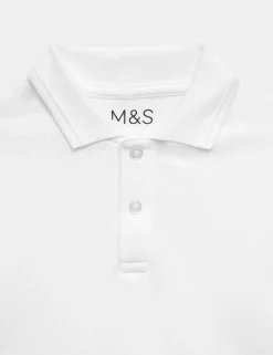 2 Pack Unisex Easy Dressing School Polo Shirts (3-18 Yrs)
