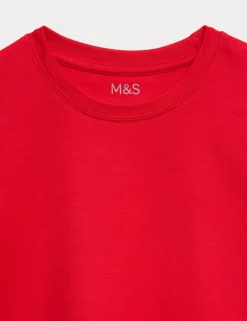 2 Pack Unisex Pure Cotton School T-Shirts (2-16 Yrs)