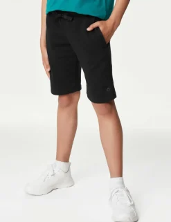 2 Pack Unisex School Sweat Shorts (2-16 Yrs)