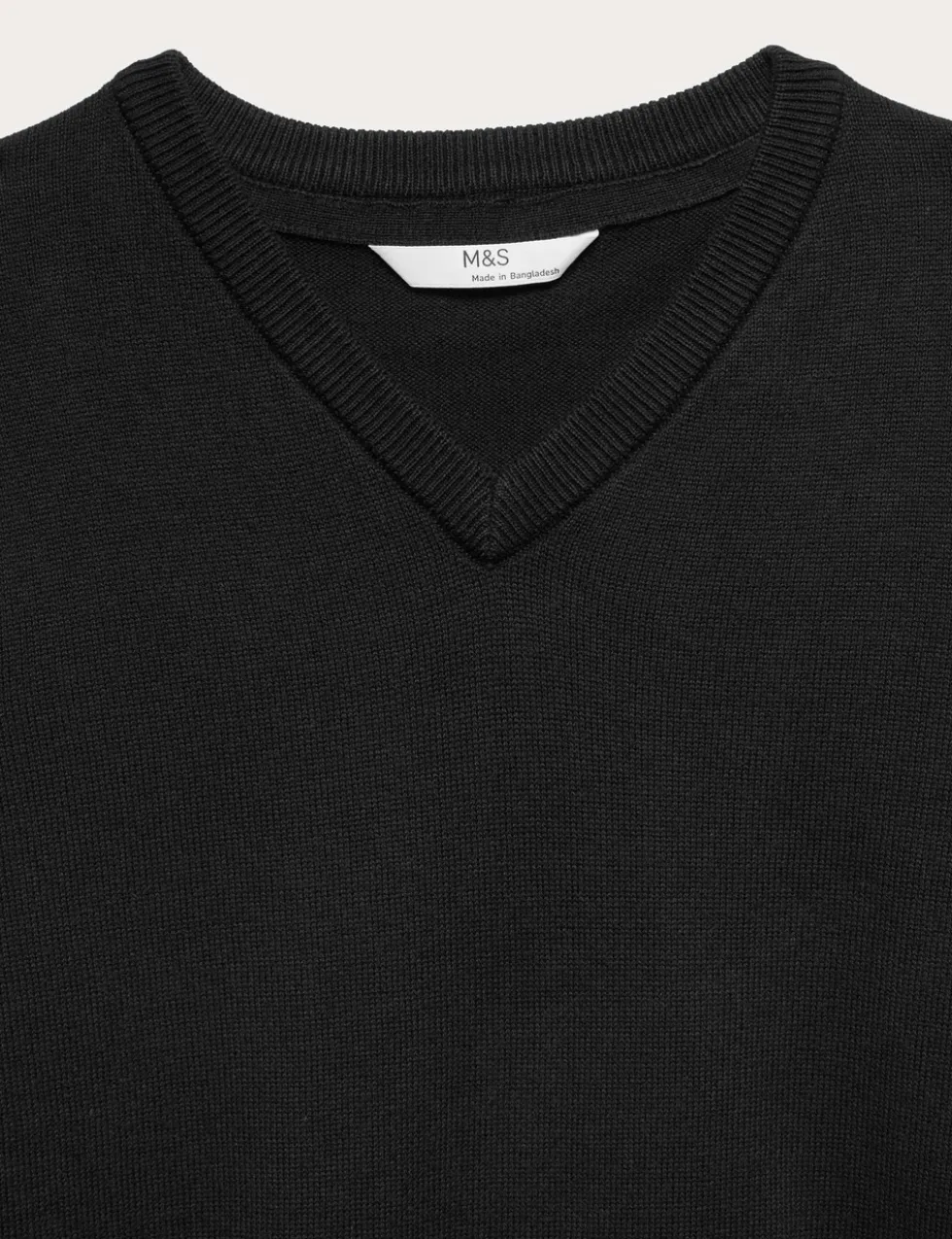 2 Pack Unisex Slim Fit Cotton School Jumpers (3-18 Yrs)
