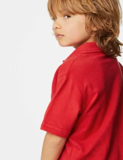 3 Pack Unisex Stain Resist School Polo Shirts (2-18 Yrs)