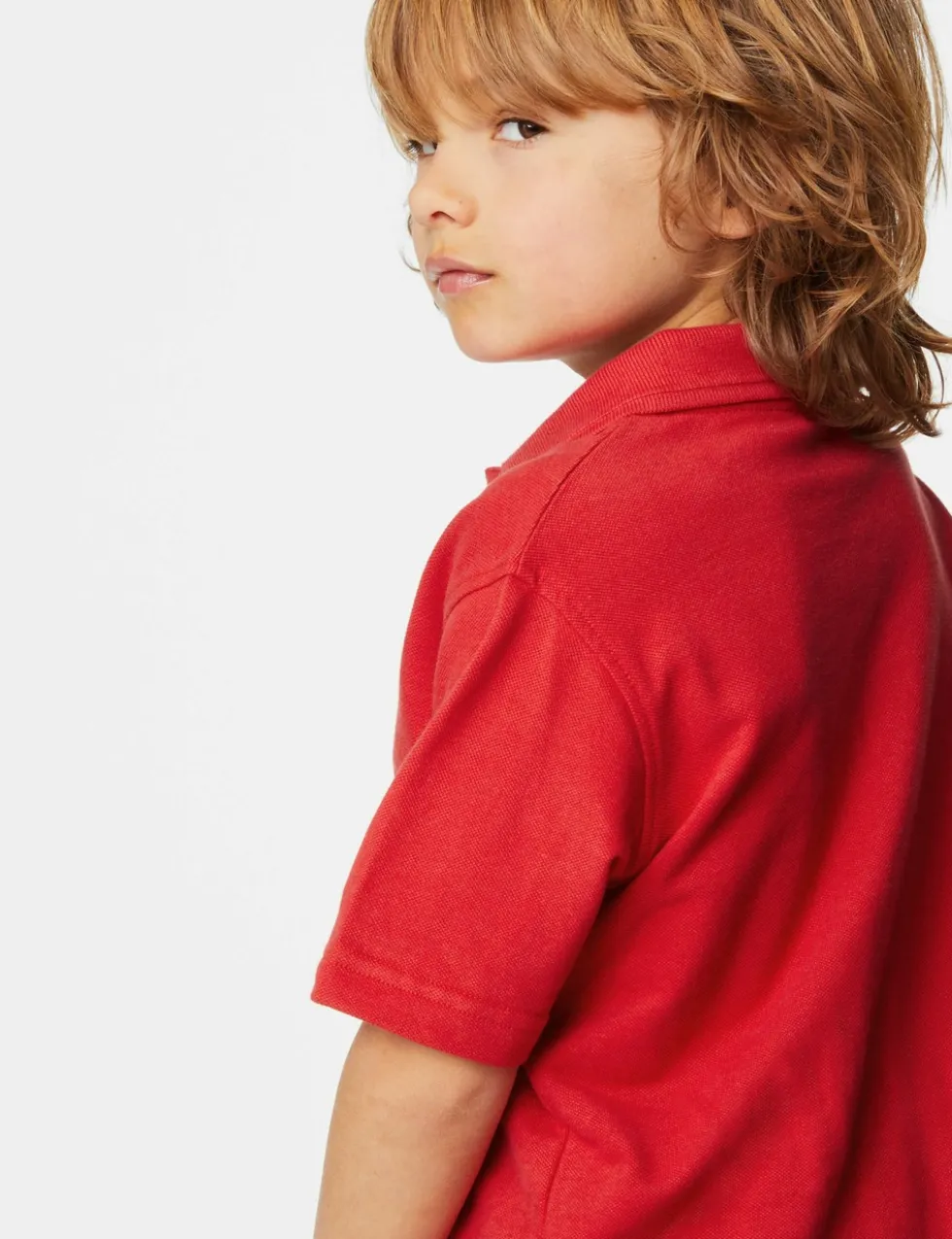 3 Pack Unisex Stain Resist School Polo Shirts (2-18 Yrs)