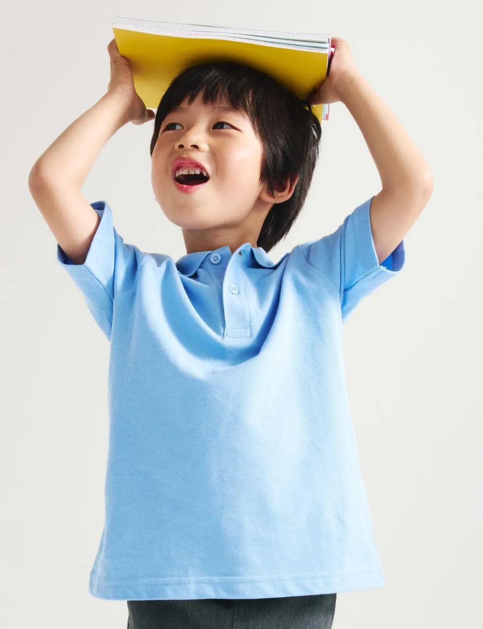 3 Pack Unisex Stain Resist School Polo Shirts (2-18 Yrs)