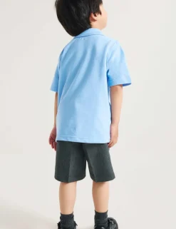 3 Pack Unisex Stain Resist School Polo Shirts (2-18 Yrs)