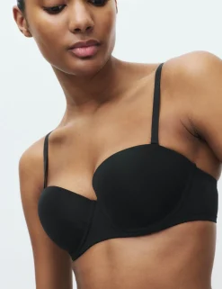 2 Pack Wired Strapless Bras (A-E)