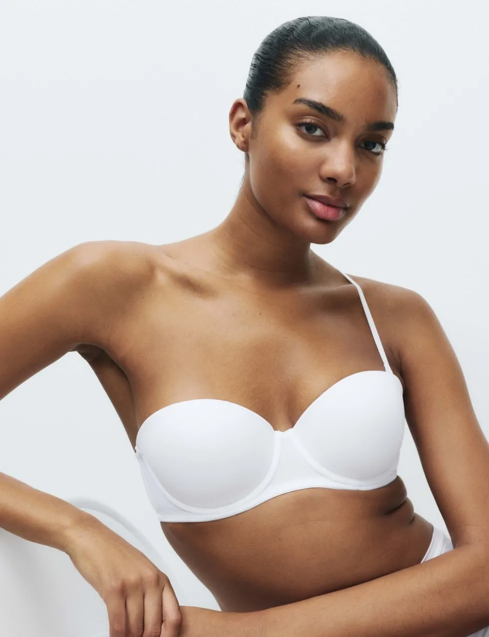 2 Pack Wired Strapless Bras (A-E)