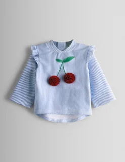 2 Piece Cherry Stripe Swim Set (6 Mths-6 Yrs)