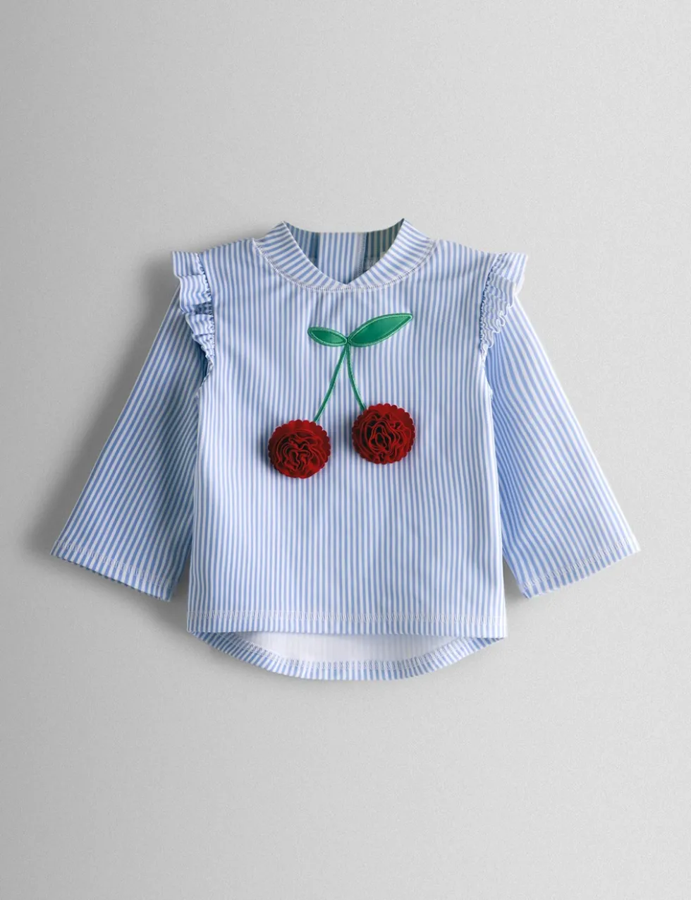 2 Piece Cherry Stripe Swim Set (6 Mths-6 Yrs)