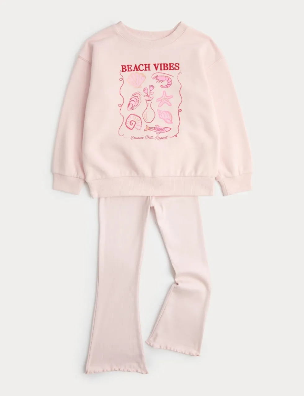 2 PIece Cotton Rich Beach Vibes Outfit (2-10 Yrs)
