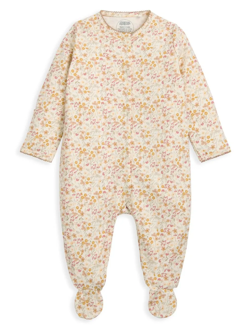 5 Piece Cotton Rich Floral Gift Set (6½lbs-9 Mths)