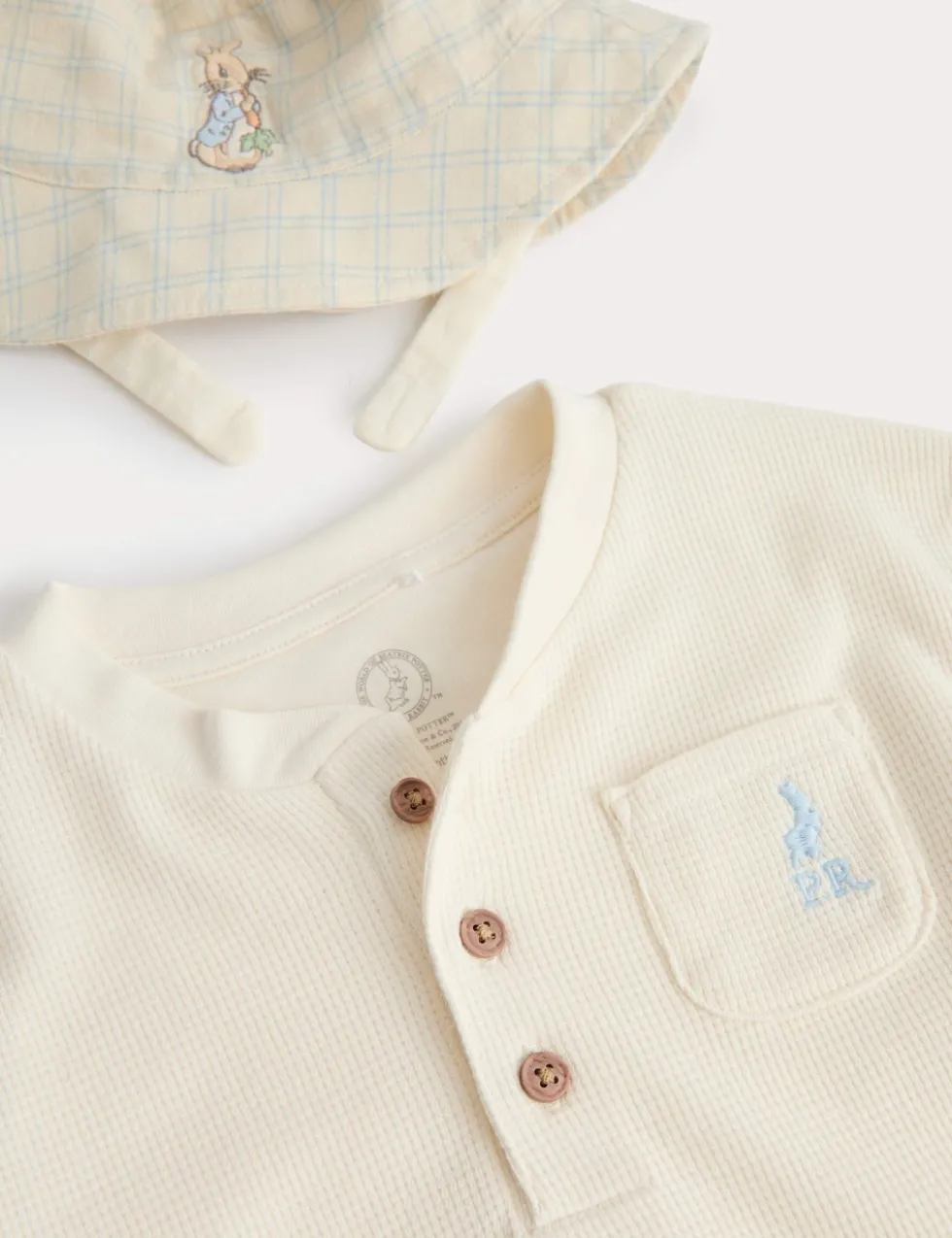 3 Piece Cotton Rich Peter Rabbit ™ Shorts Outfit (0-3 Yrs)