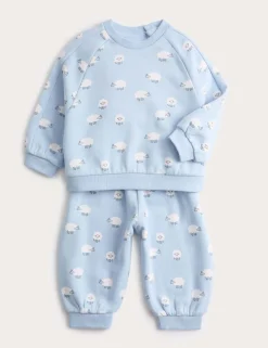 2 Piece Cotton Rich Sheep Outfit (0-3 Yrs)