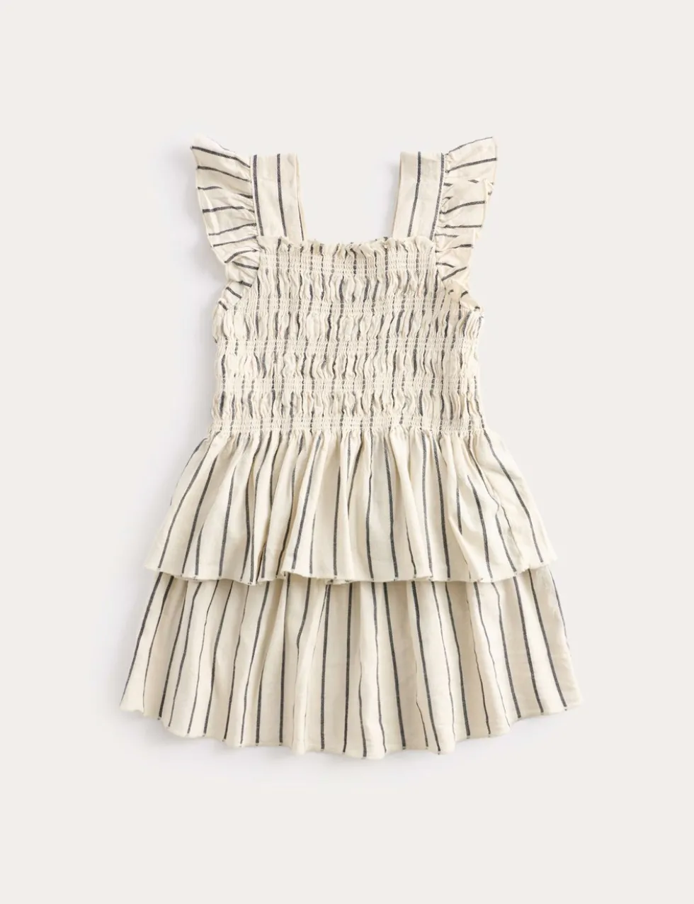 2 Piece Cotton Rich Shirred Striped Outfit (2-8 Yrs)
