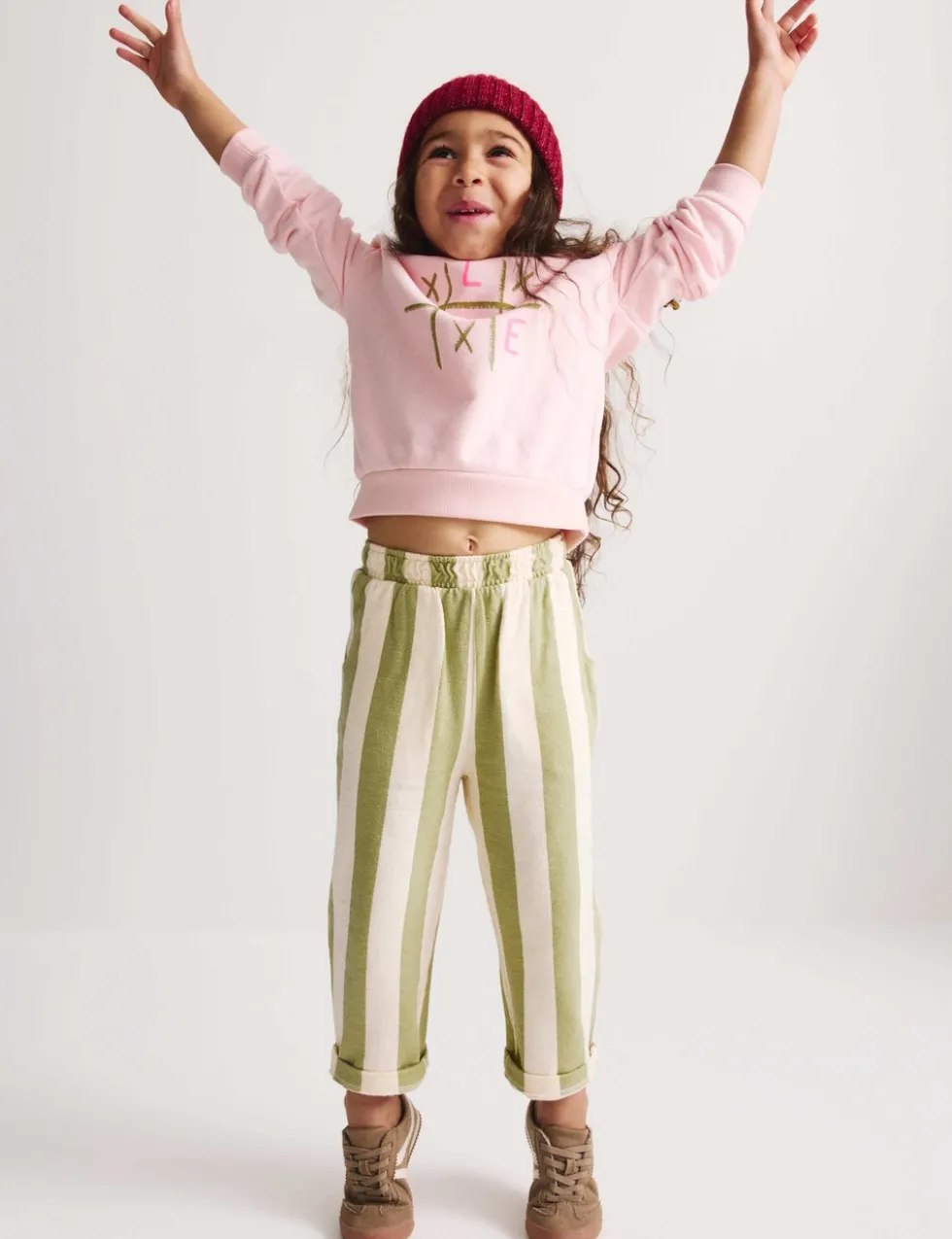 2 Piece Cotton Rich Striped Top & Trousers Outfit (1-8 Yrs)