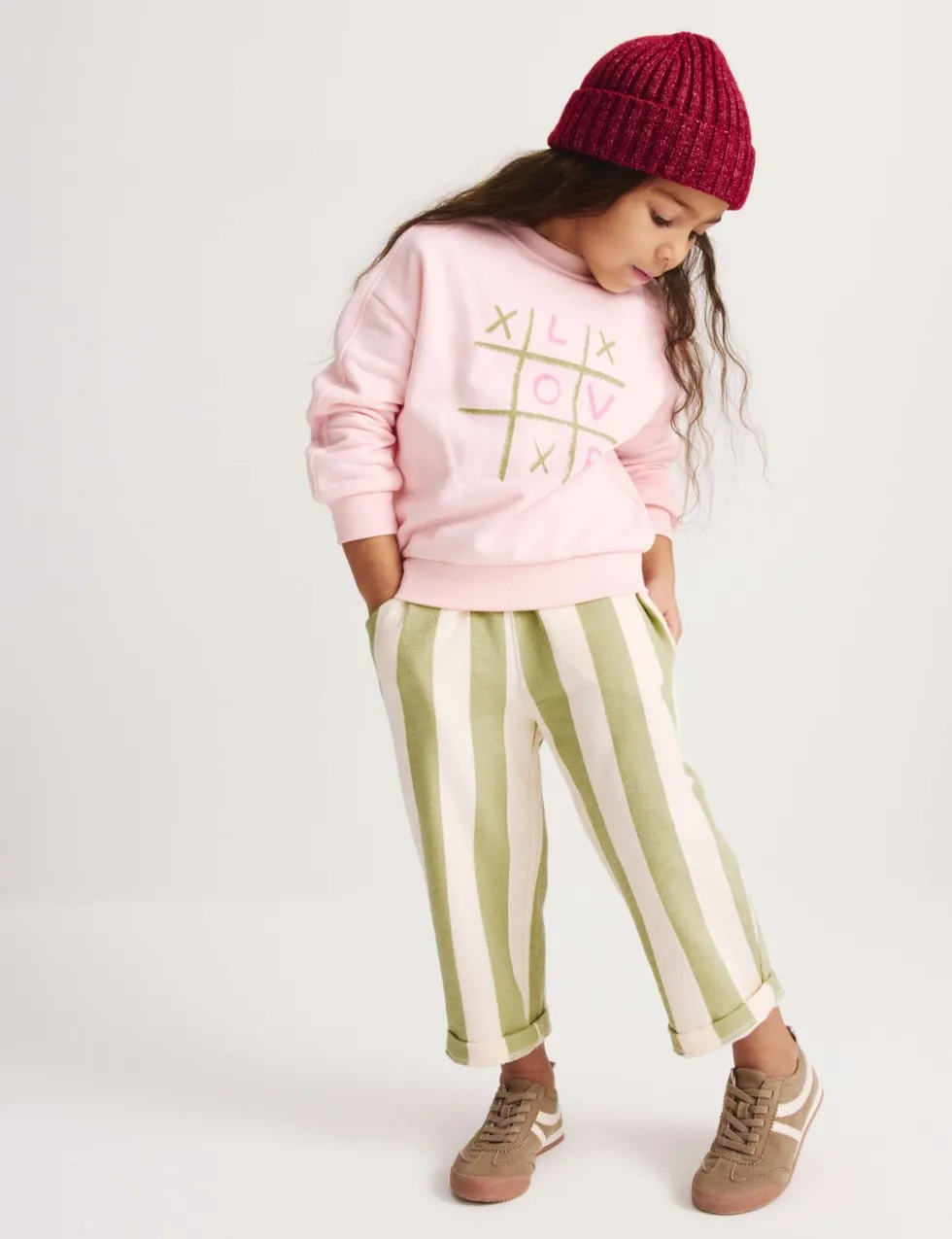 2 Piece Cotton Rich Striped Top & Trousers Outfit (1-8 Yrs)