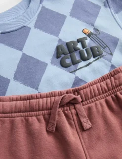 2 Piece Cotton Rich Top & Bottom Outfit (2-8 Yrs)