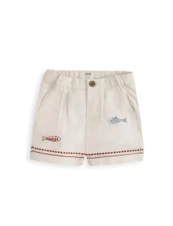 2 Piece Fish Embroidery Top & Bottom Set (0-3 Years)