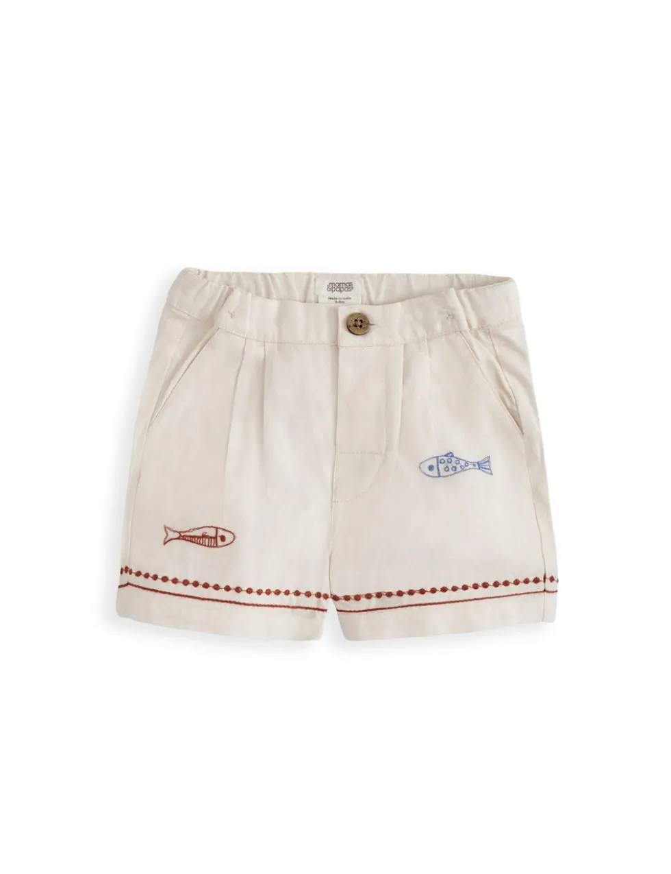 2 Piece Fish Embroidery Top & Bottom Set (0-3 Years)
