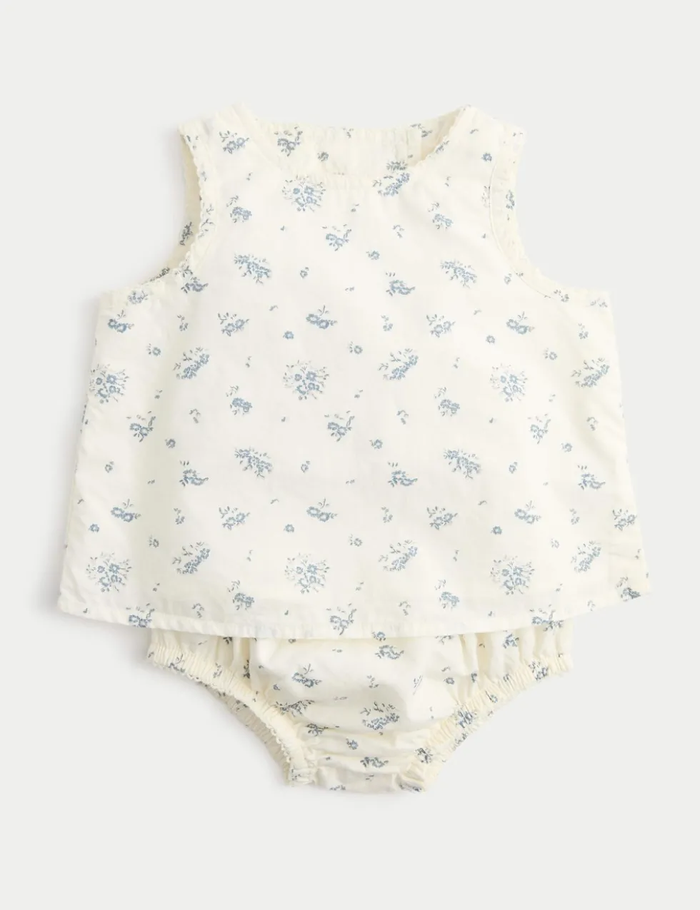 2 Piece Floral Outfit With Knickers (0-12 Mths)