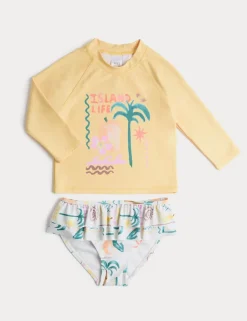 2 Piece Island Life Swim Set (2-8 Yrs)
