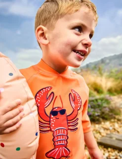 2 Piece Lobster Long Sleeve Rash Vest Set (6 Mths - 6 Yrs)