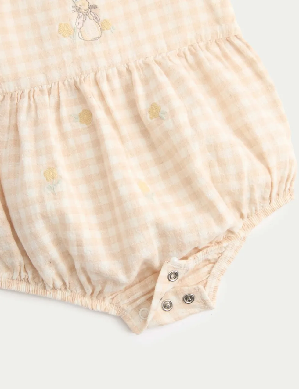 2 Piece Peter Rabbit™ Flopsy Checked Paddler with Hat (0-24 Mths)