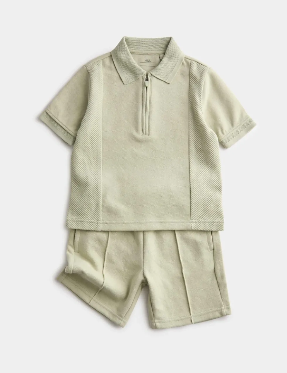 2 Piece Pique Polo & Short Set (1-8 Yrs)