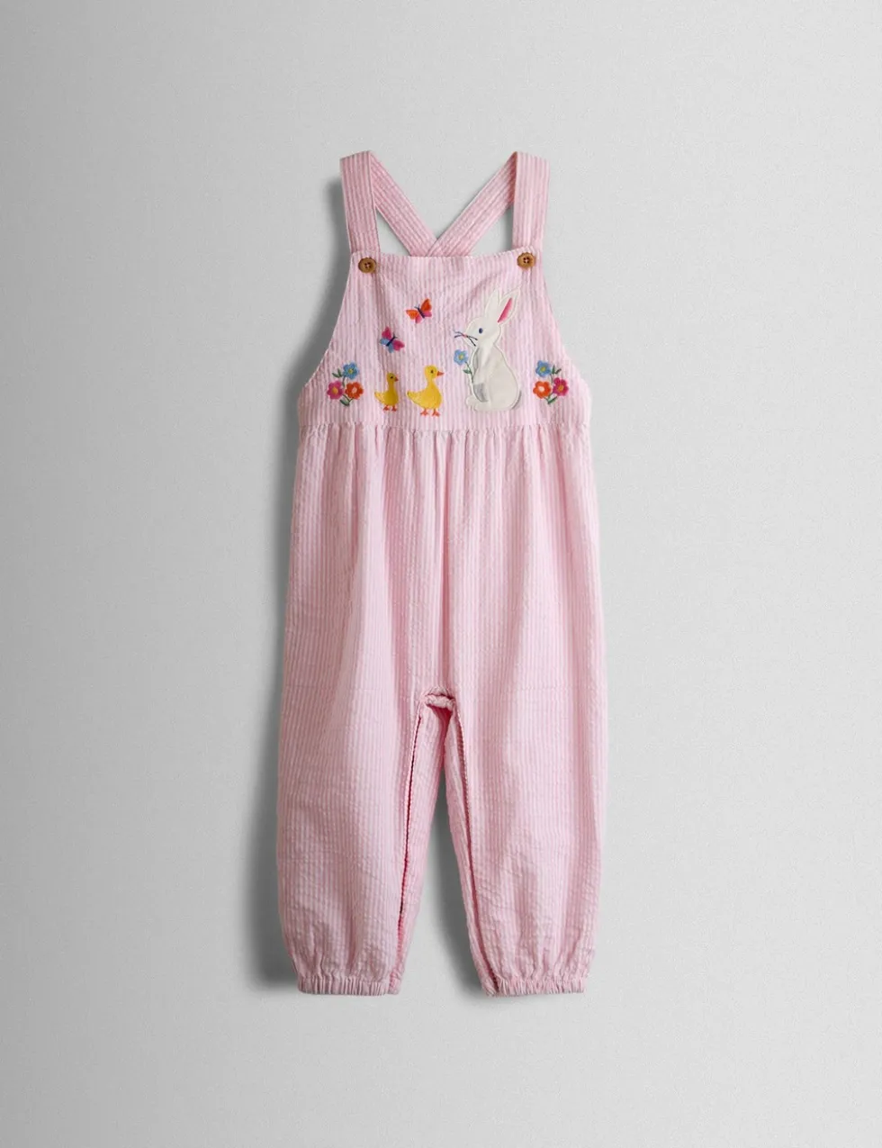 2 Piece Pure Cotton Bunny Dungaree Outfit (0-24 Mths)