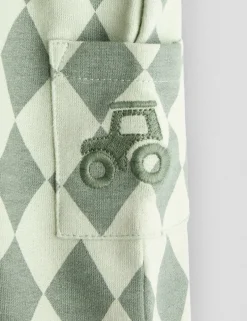 2 Piece Pure Cotton Check Dungaree Outfit (0-24 Mths)